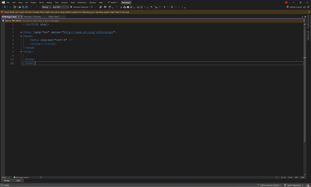 Visual Studio UX
